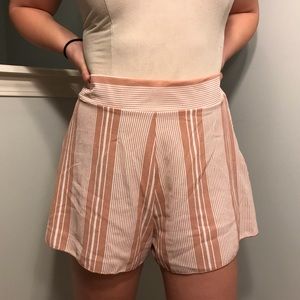 Barely worn, loose-fitted zip-up shorts